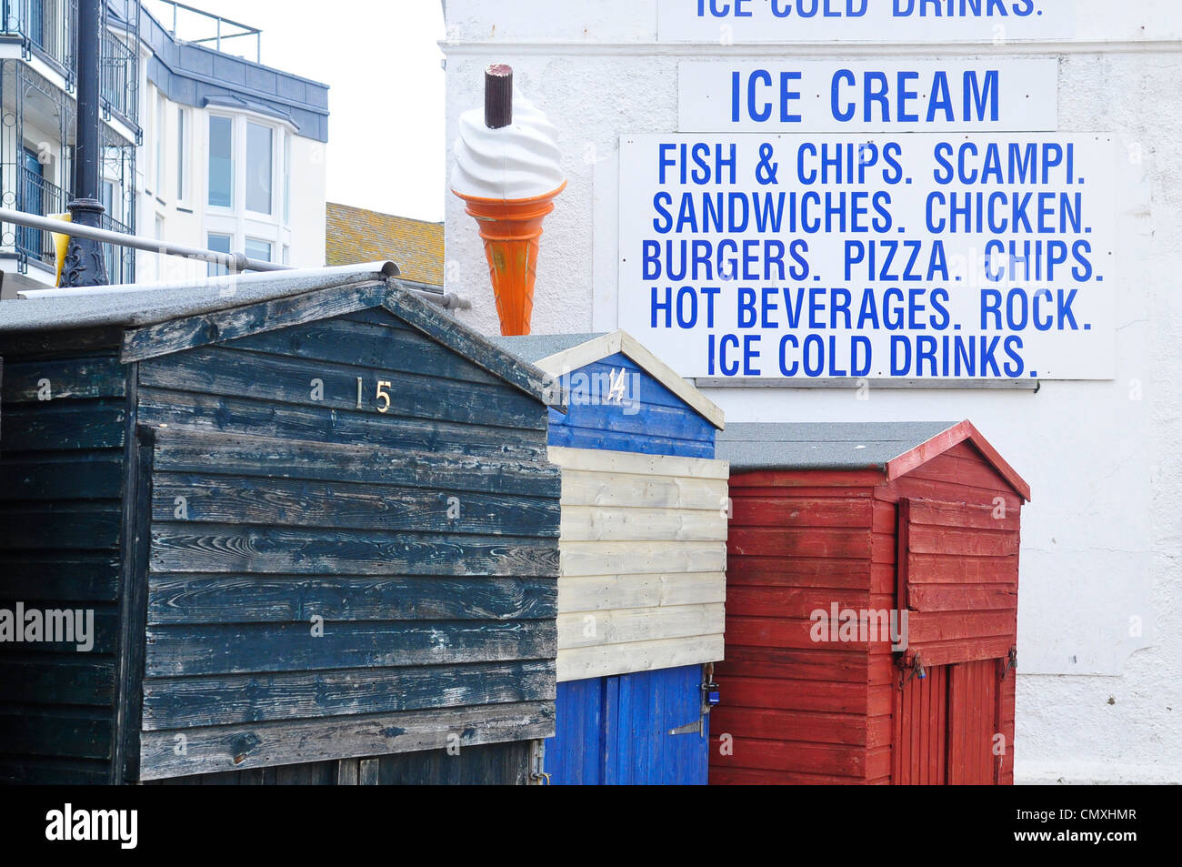 Seaside ice cream hut hires stock photography and images Alamy