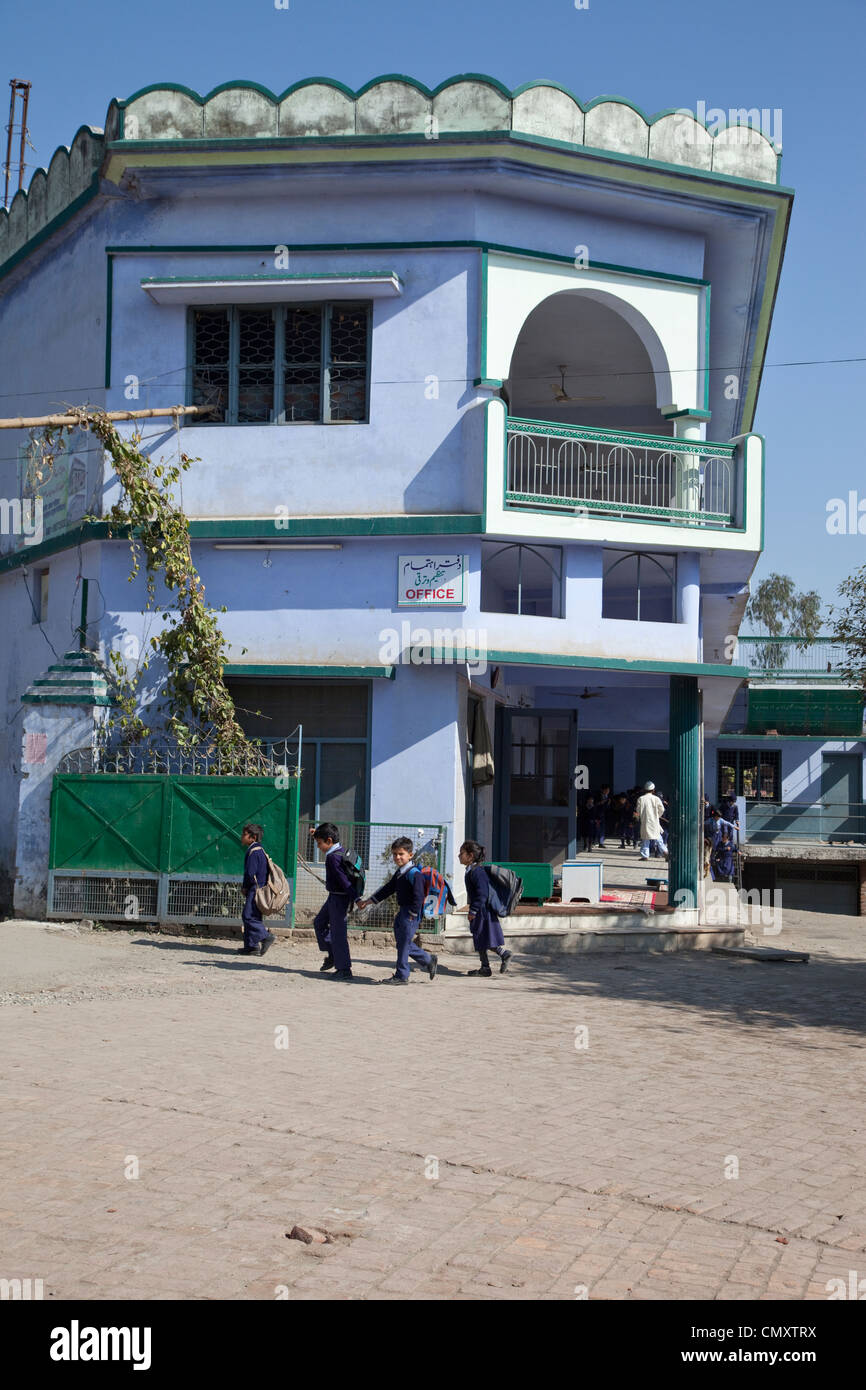 Main School Building, Madrasa Islamia Arabia Izharul-Uloom, Dehradun, India. Stock Photo