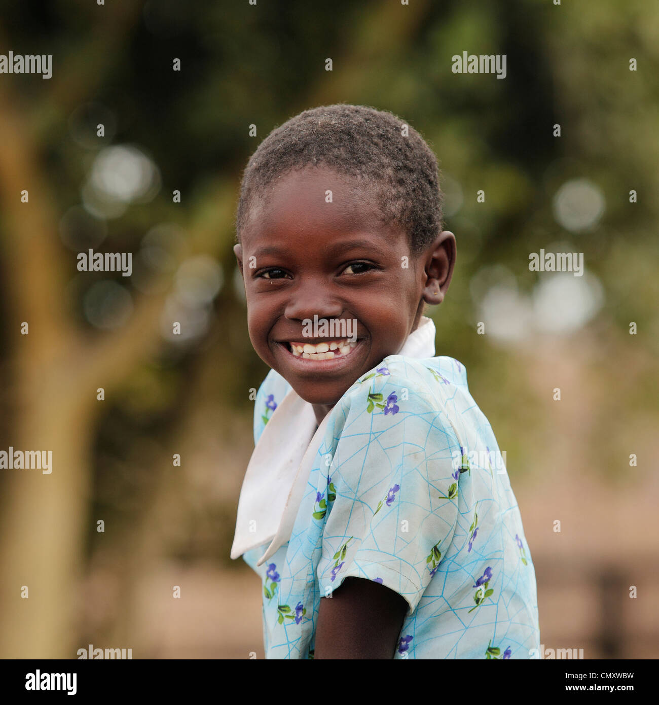 Portrait of Zimbabwean girl Stock Photo
