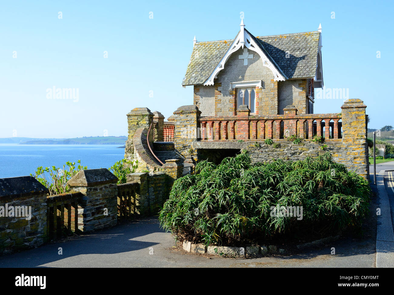 the summerhouse on cliff road in falmouth, uk Stock Photo Alamy
