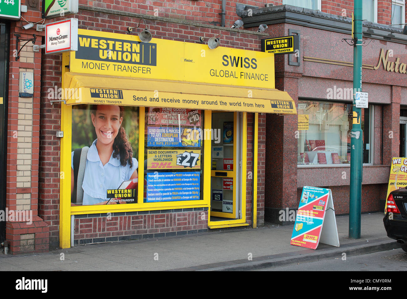 Western Union Money Transfer Shop Stock Photo - Alamy