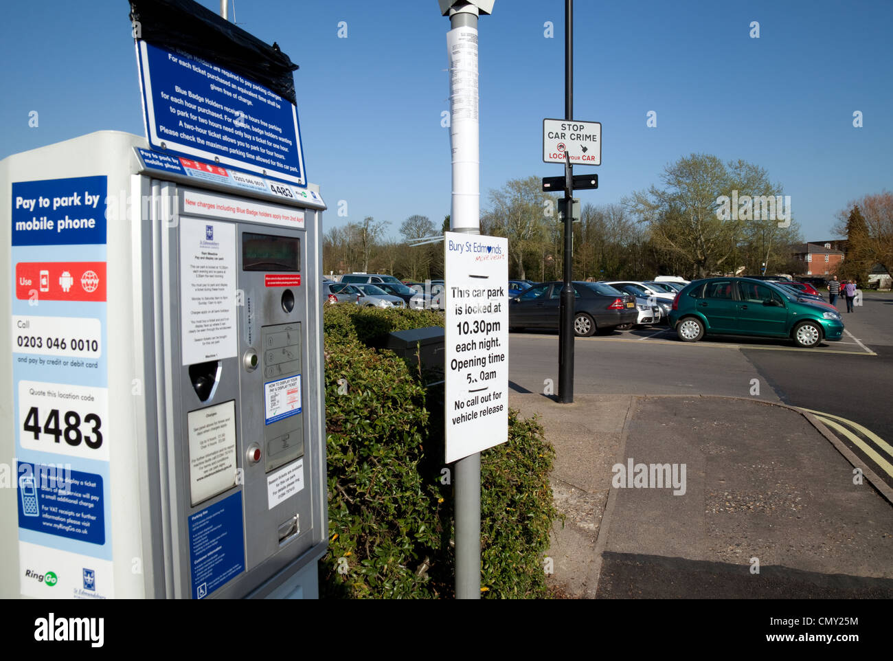 Pay display car park hires stock photography and images Alamy