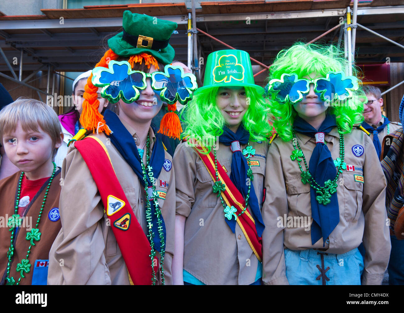 first st patricks day parade in canada