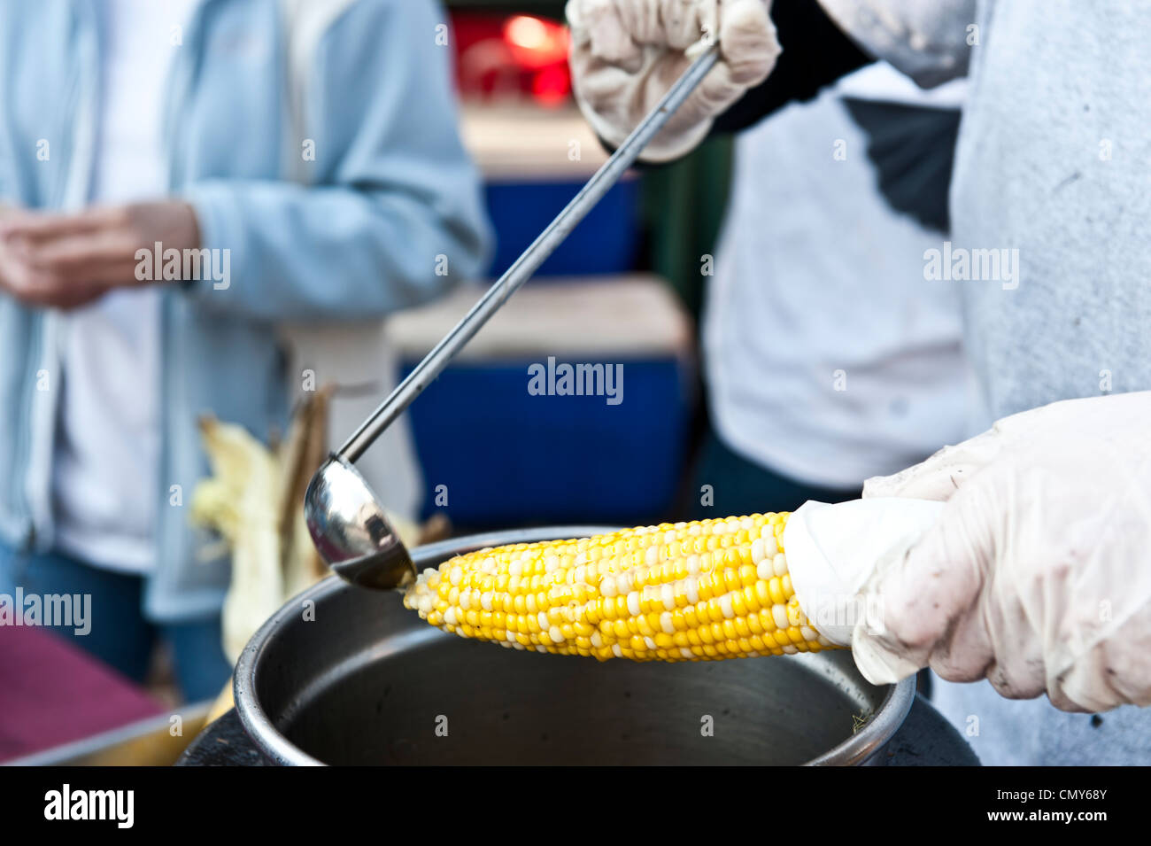 Corn on the cob pot hi-res stock photography and images - Alamy