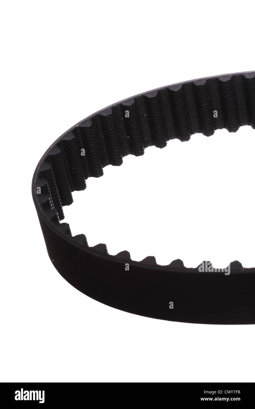 belt car engine isolated white background Stock Photo Alamy