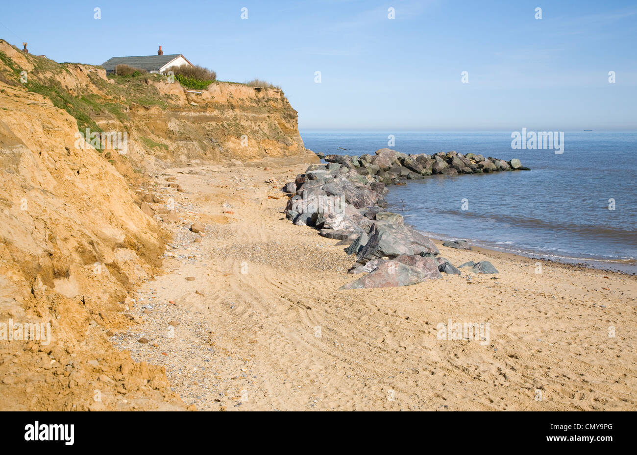 Coastal erosion defence rocks hi-res stock photography and images - Alamy