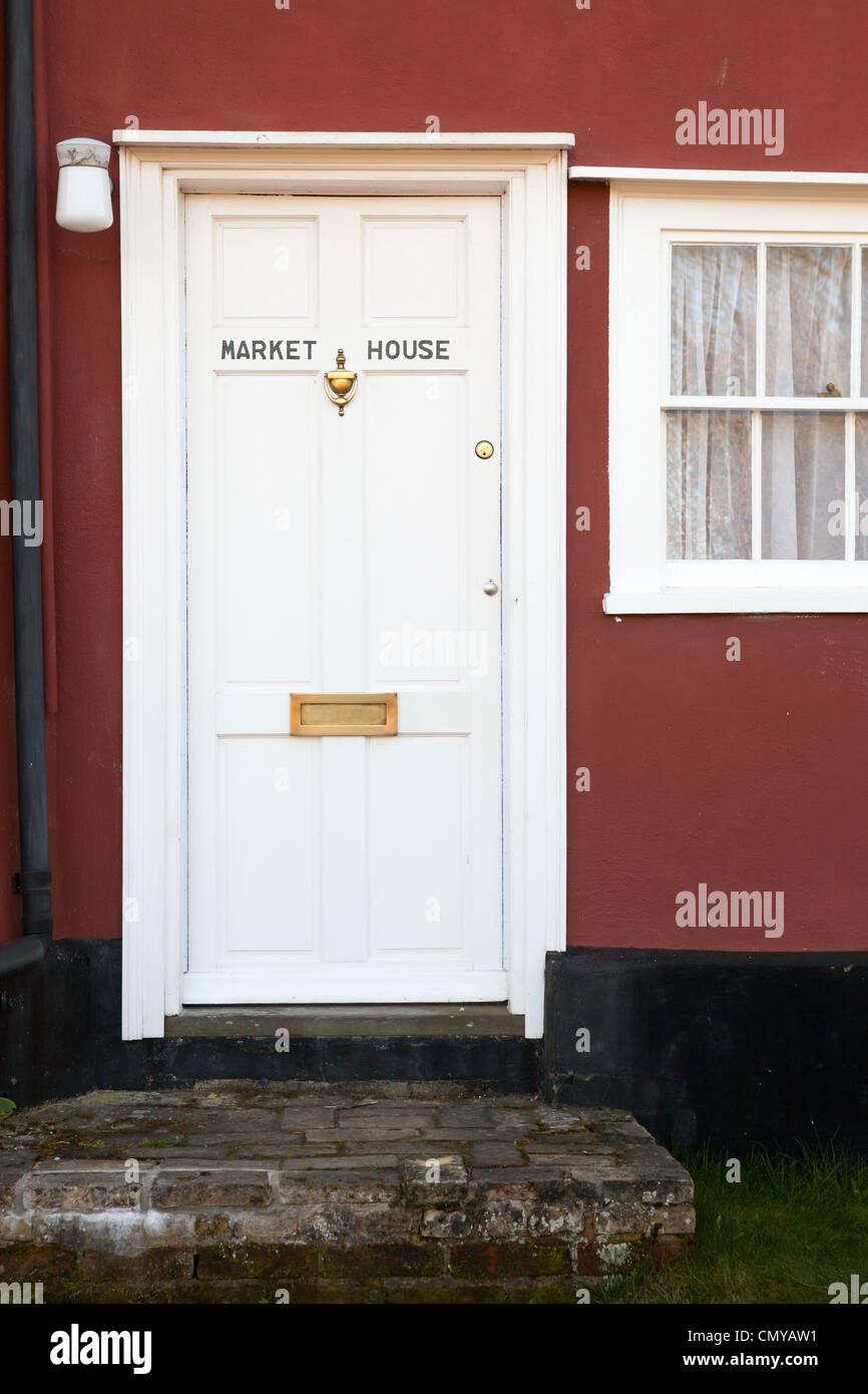 Market House door in Kersey, Suffolk Stock Photo Alamy