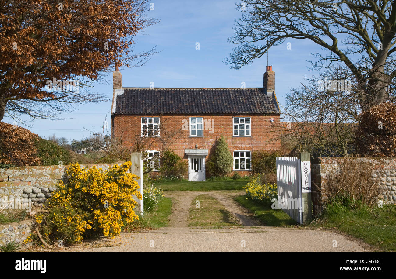 Stow Hill farm house, Mundesley, north Norfolk, England Stock Photo