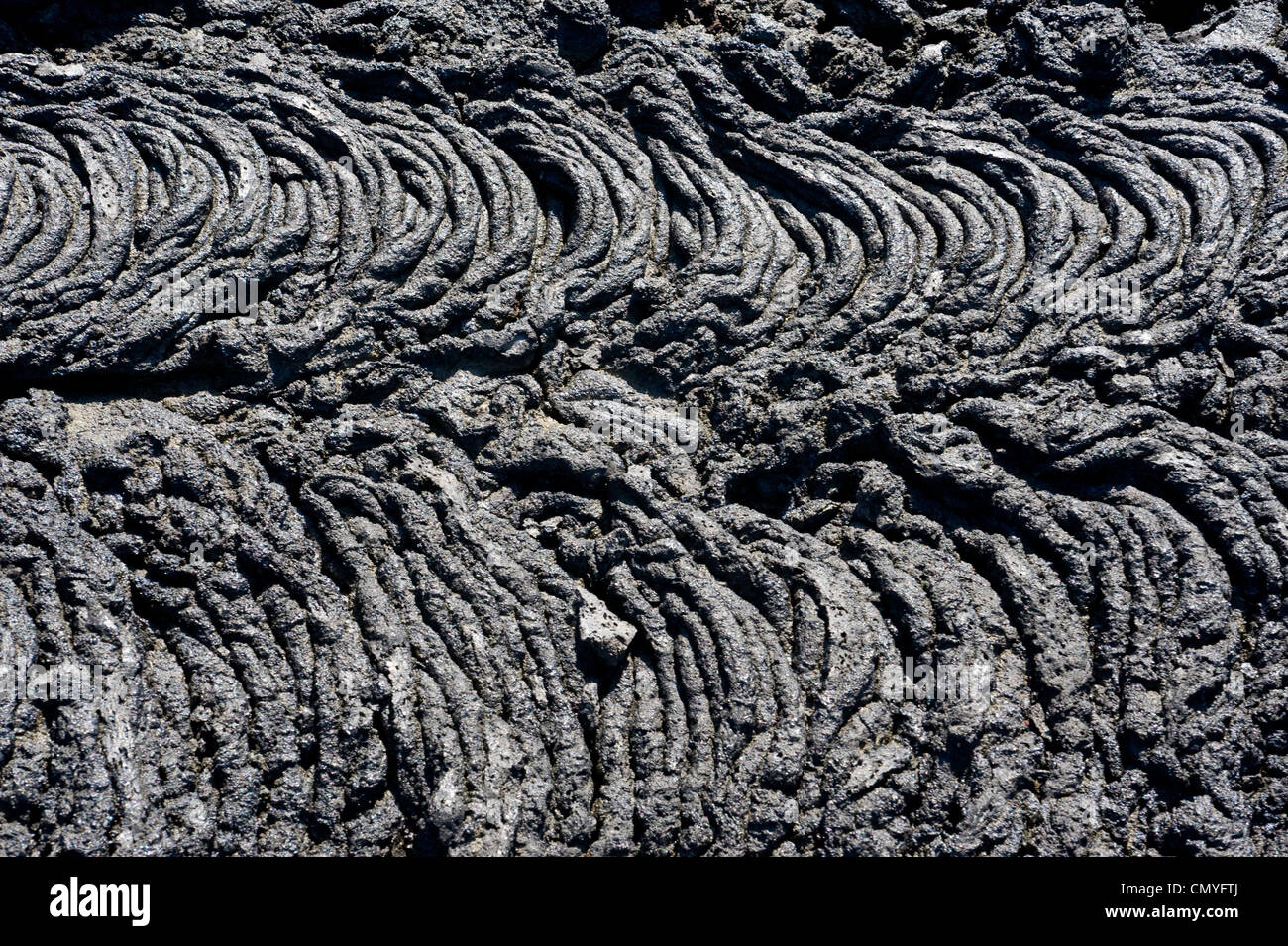 Volcanic rock formations, Galapagos Islands Stock Photo