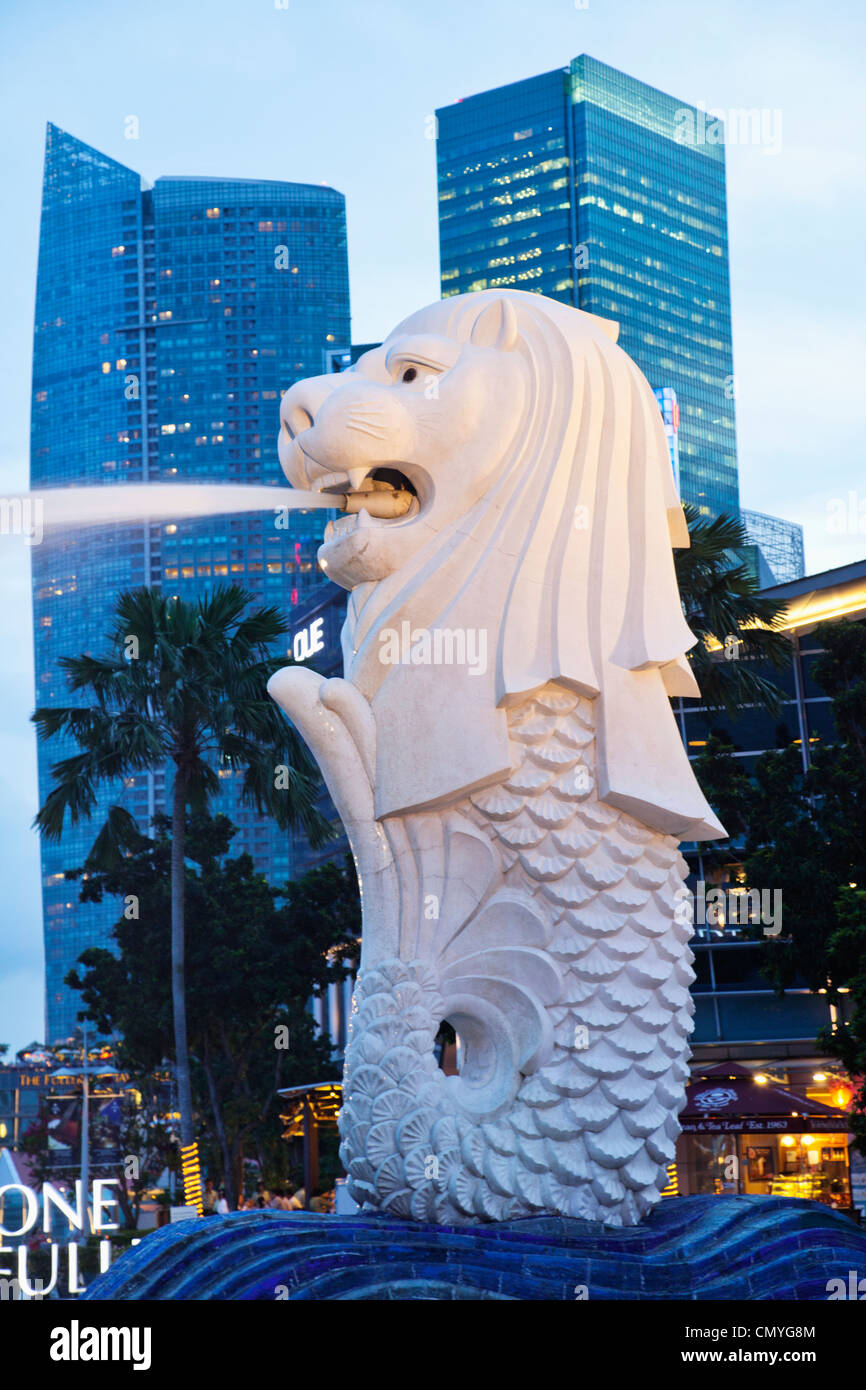 Merlion statue at Merlion Park in Singapore - Photo de Singapour