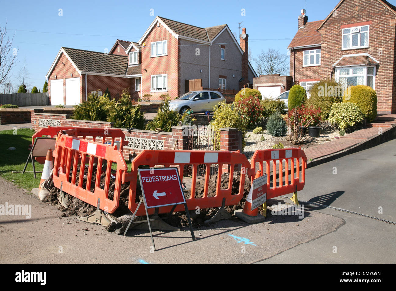 works in hathern a village in leicestershire Stock Photo