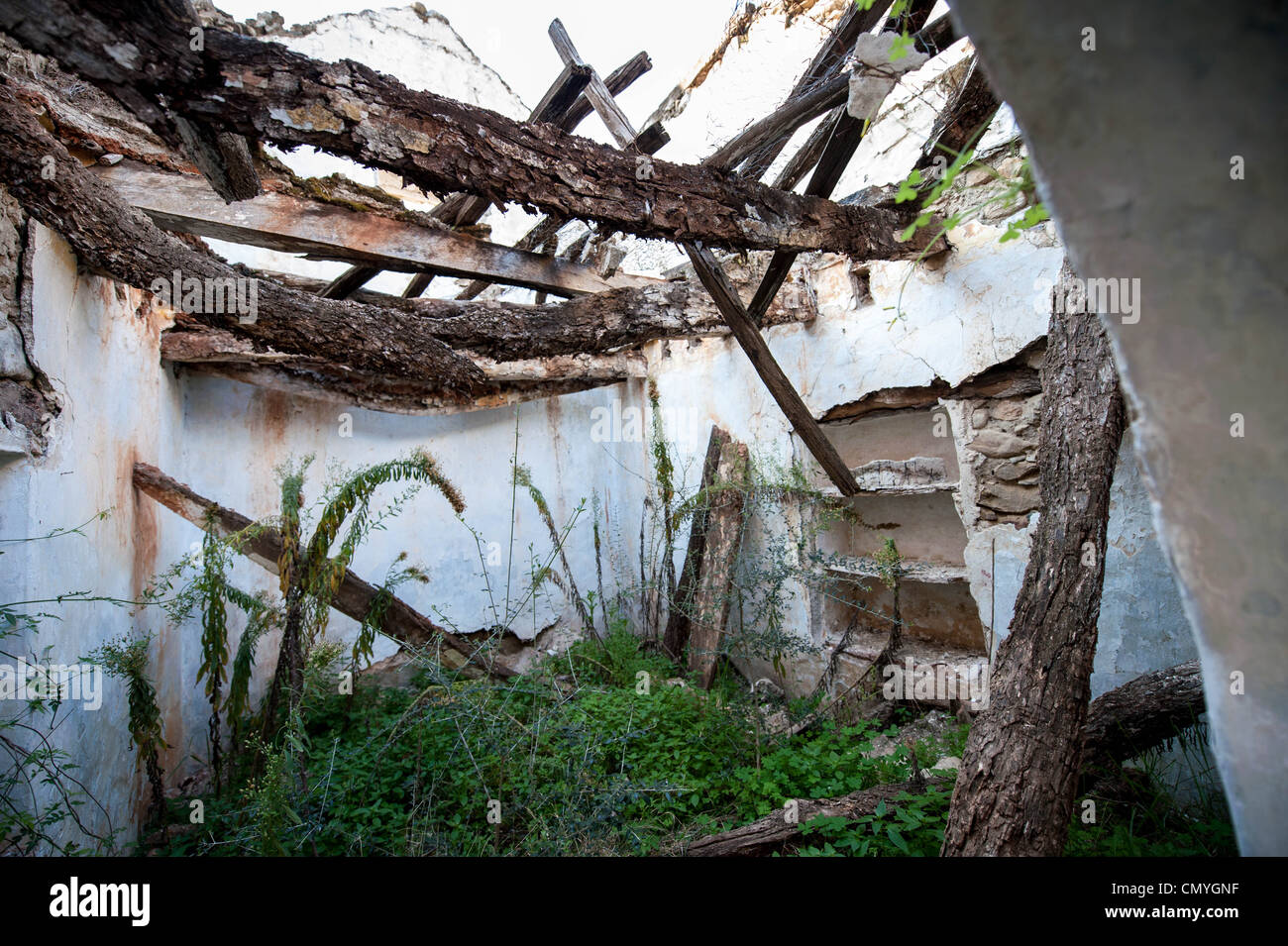 Abandoned farmhouse in Andalusia, Southern Spain Stock Photo