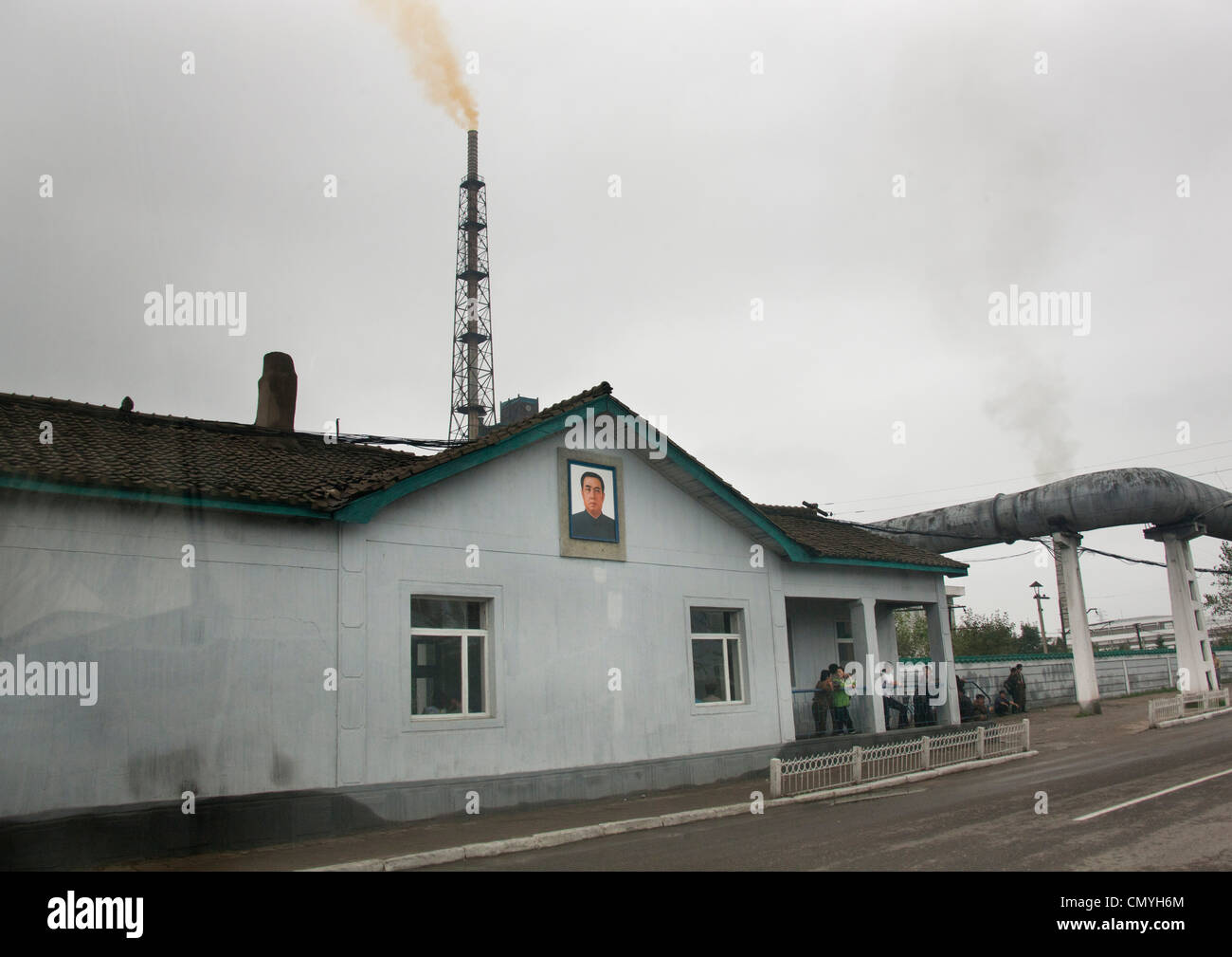 Hamhung,Chemical factory, North Korea Stock Photo Alamy