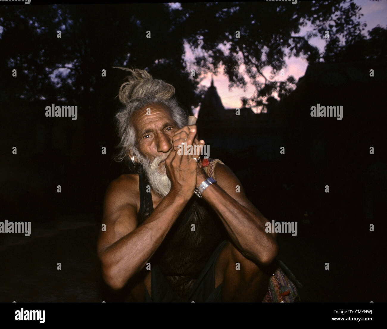 man in india Stock Photo