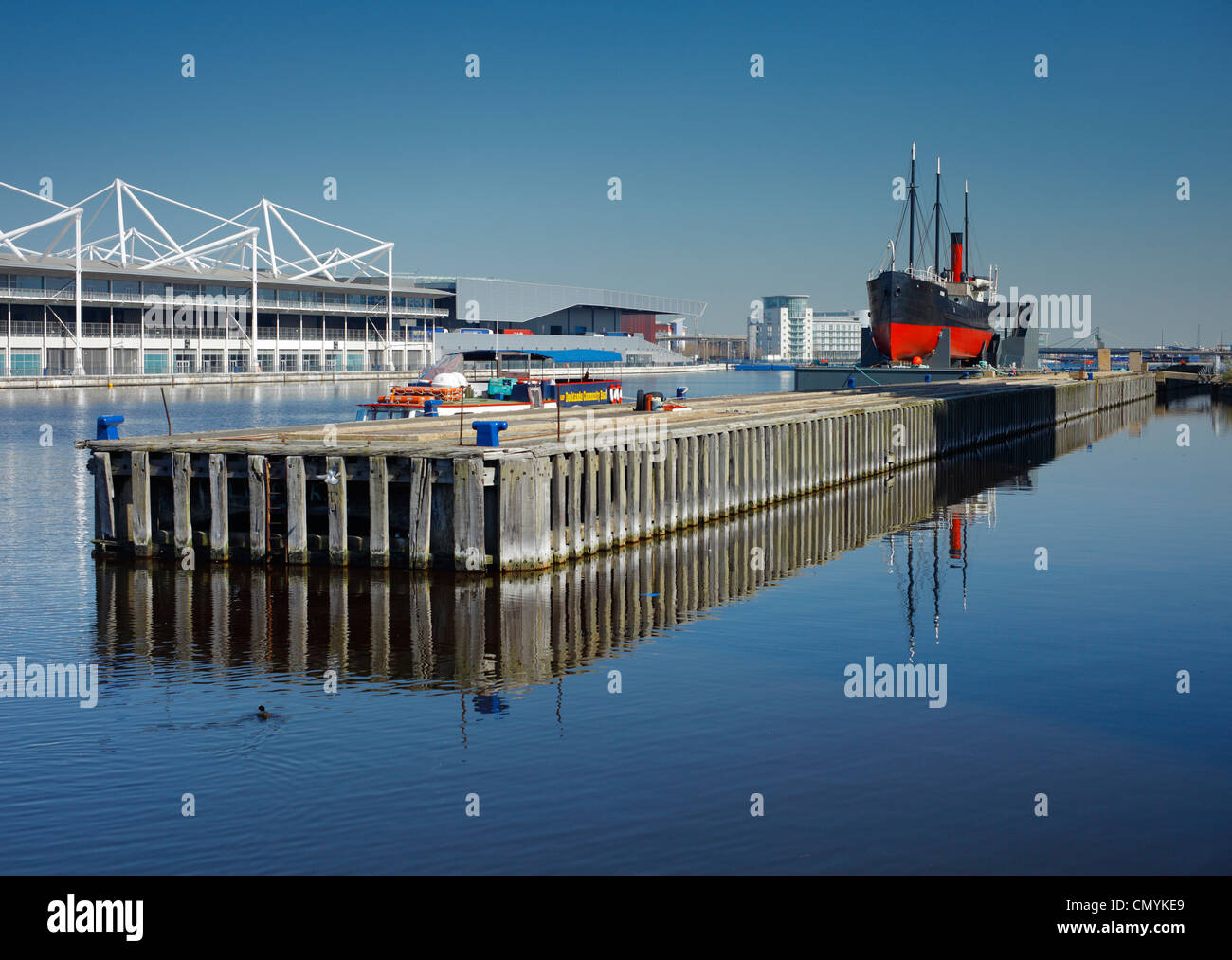 Royal Victoria Docks, London. Stock Photo