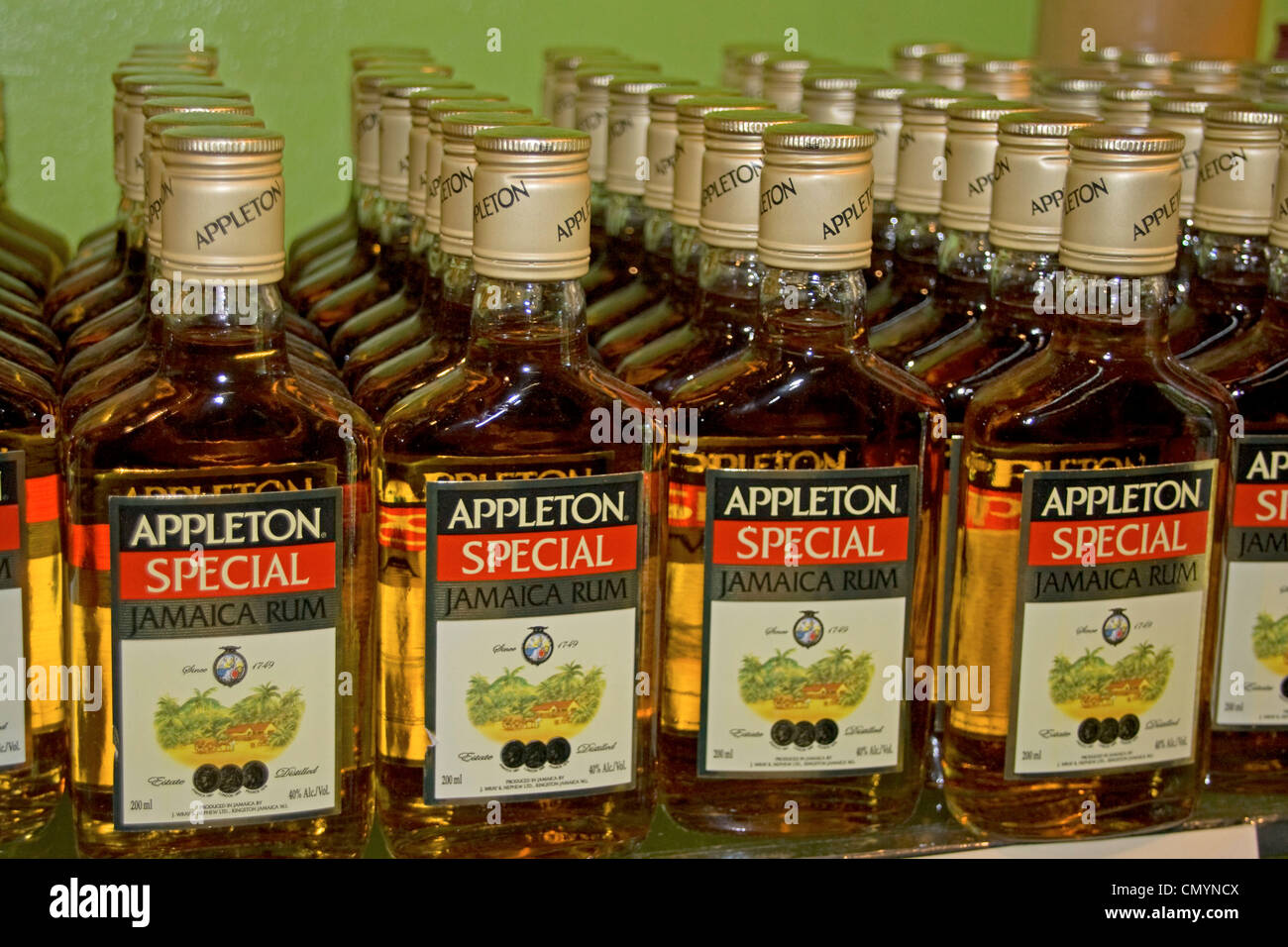 Jamaica Appleton Jamaica Rum factory district St. Elisabeth Stock Photo