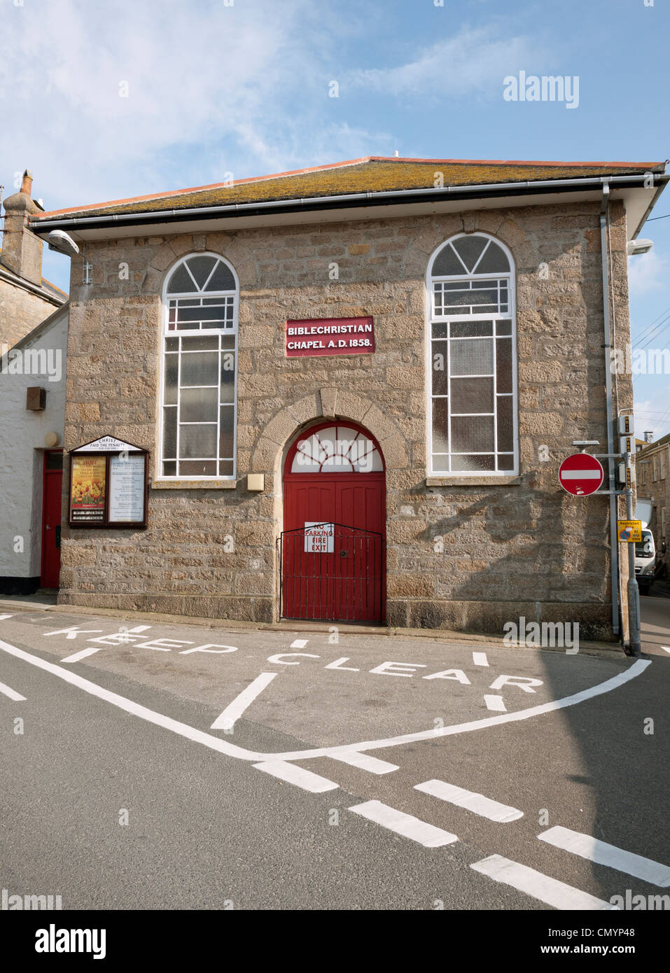 Bible Christian Chapel in St. Ives, Cornwall UK Stock Photo Alamy