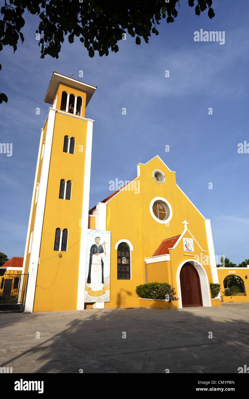 West Indies, Bonaire, Rincon, church Stock Photo Alamy