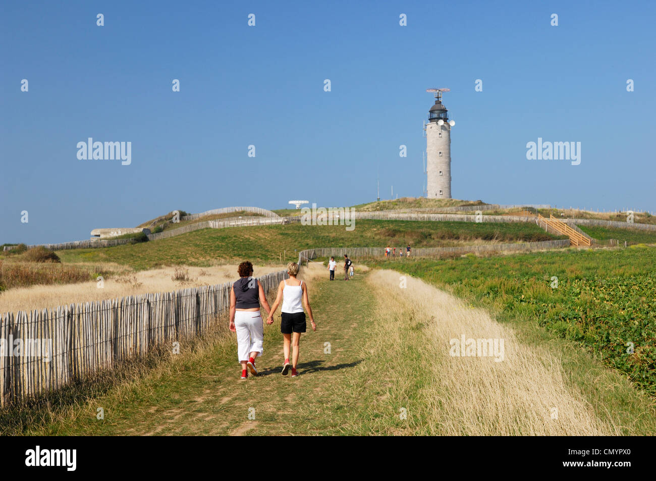 France, Pas de Calais, Audinghen, Cap Gris Nez, lighthouse Stock Photo ...