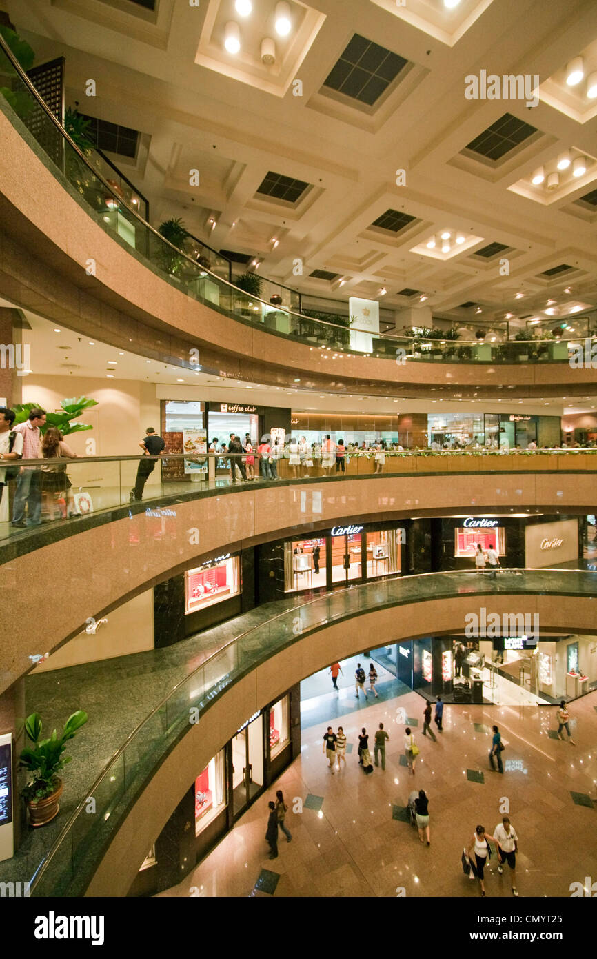 Ngee Ann City, Takashimaya shopping center, Orchard road, shopping zone, Singapur Aisia Stock Photo