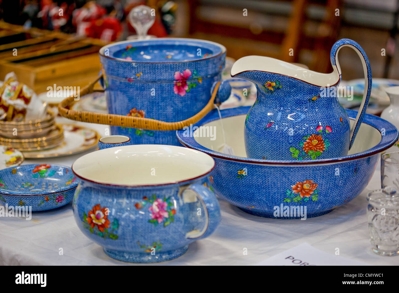 Porcelain For Sale Auction Rooms Montrose Scotland Uk Stock