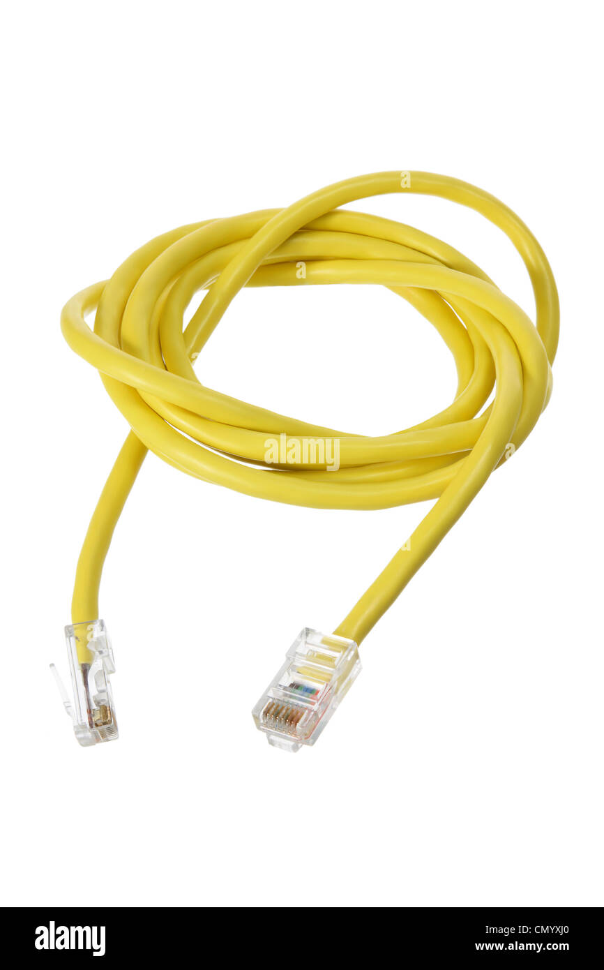 Connection network wire Cut Out Stock Images & Pictures Alamy