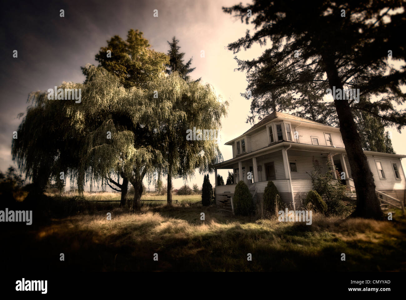 Old House, Langley, BC Stock Photo Alamy