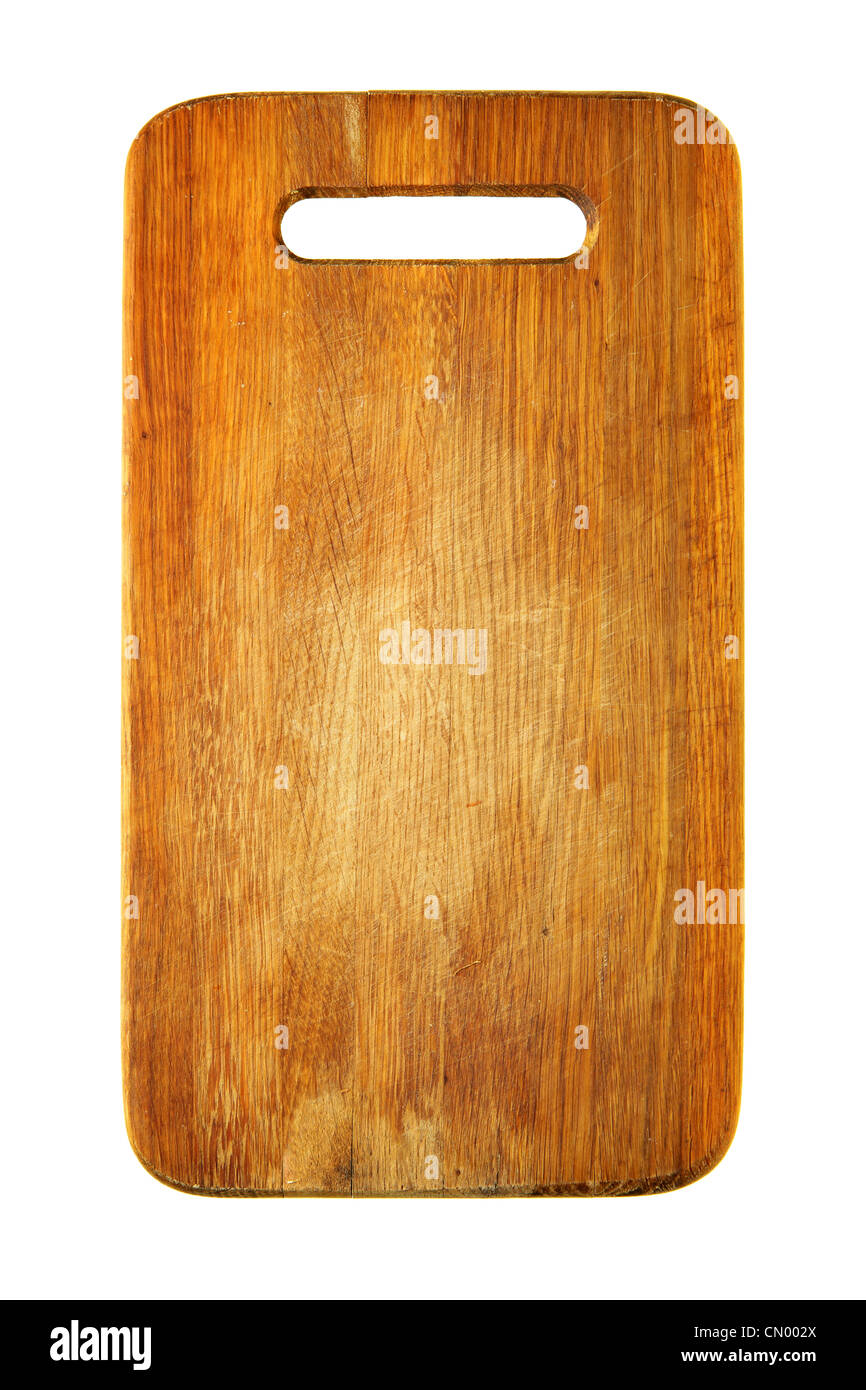 Chopping board isolated over the white background Stock Photo