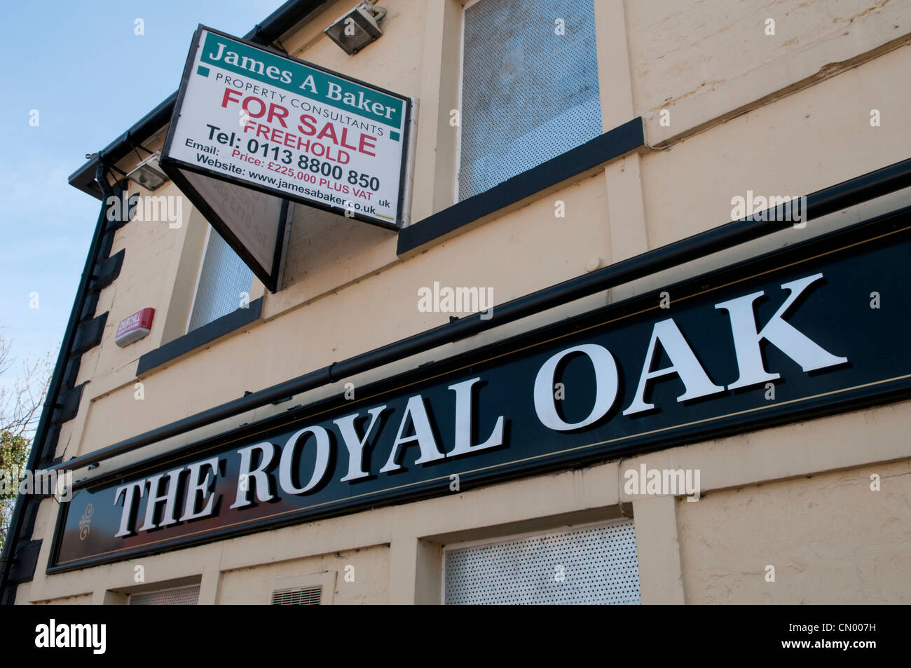 Royal Oak pub, Kippax Stock Photo