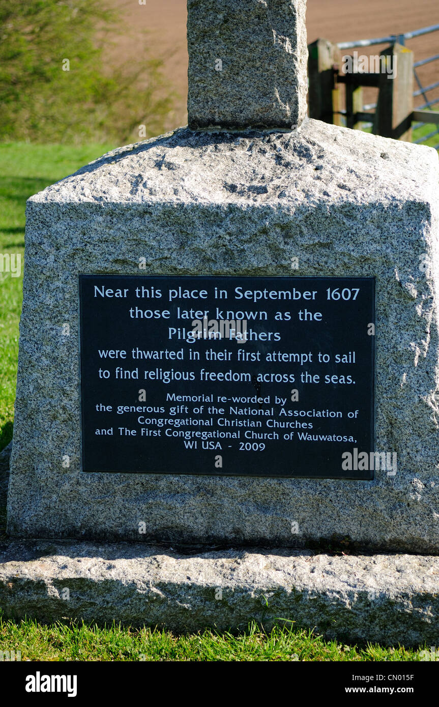 Fishtoft lincolnshire pilgrim fathers memorial hires stock photography