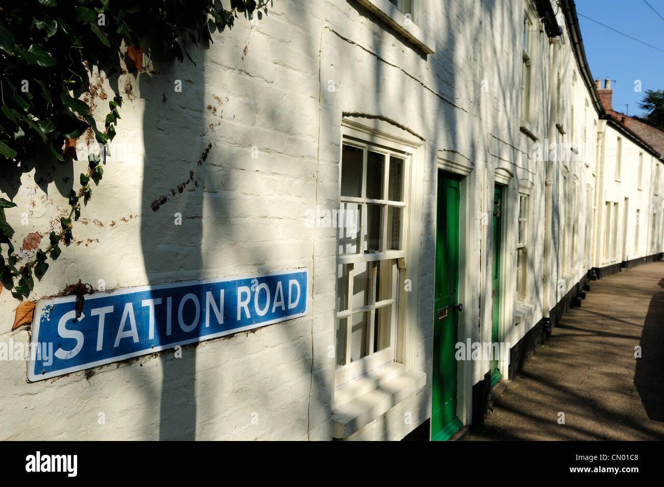 Wainfleet Station Road Lincolnshire England Stock Photo Alamy
