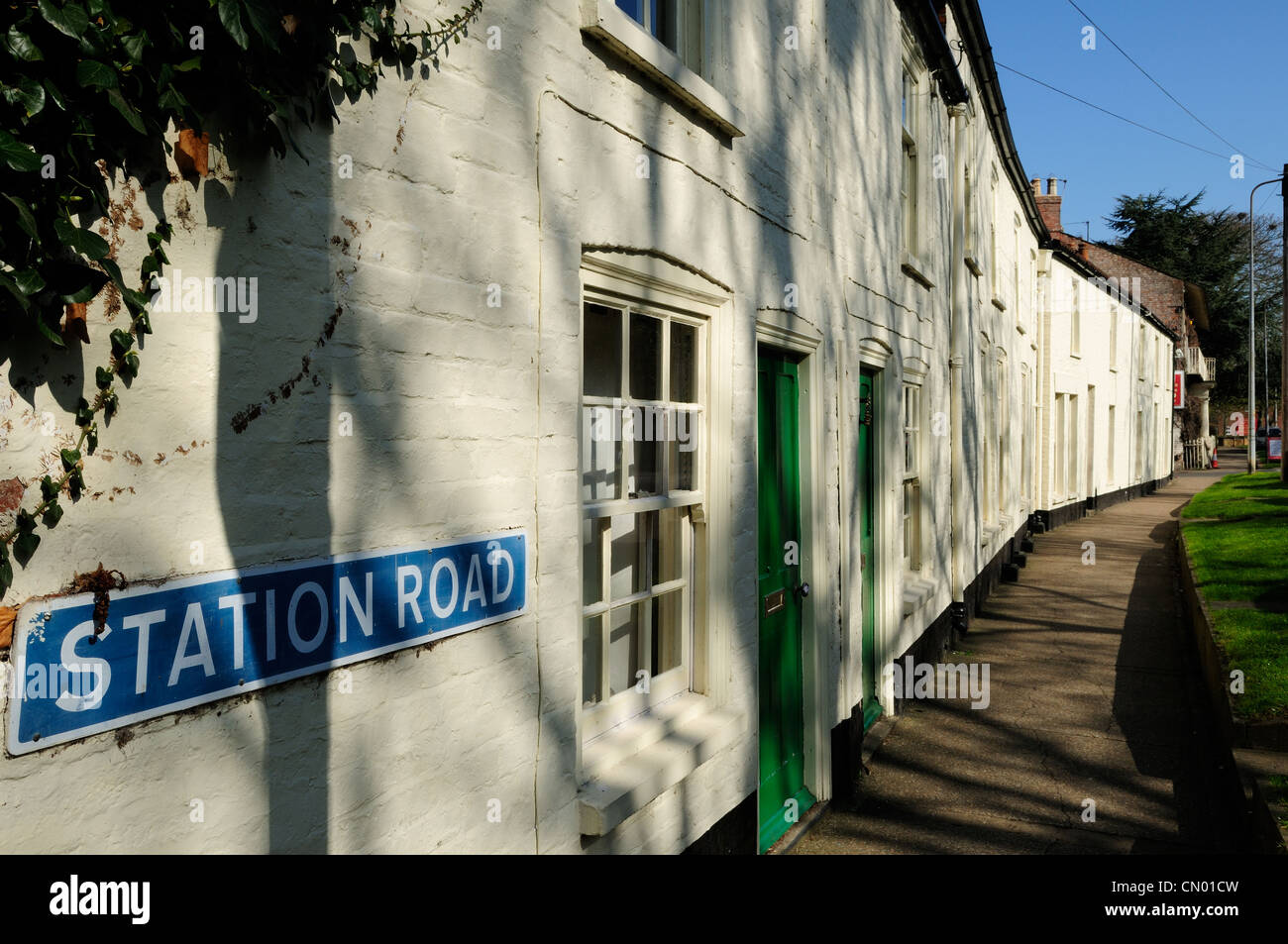 Wainfleet Station Road Lincolnshire England Stock Photo Alamy