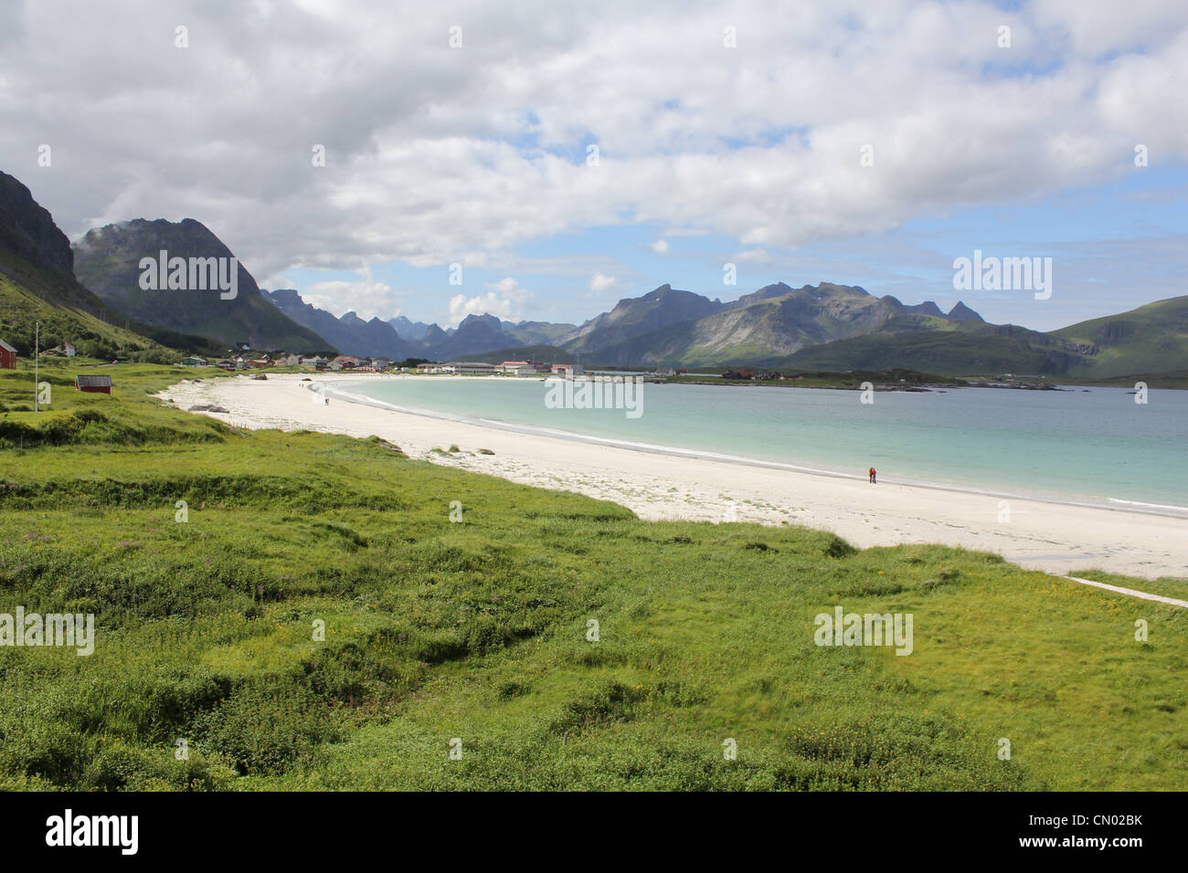 The White Beaches Of Lofoten Stock Photo - Alamy