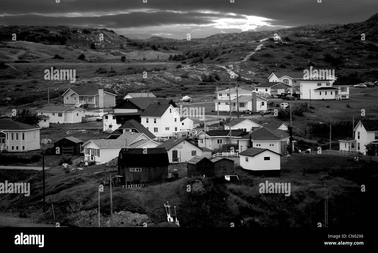 Homes in Twillingate, Newfoundland Stock Photo Alamy