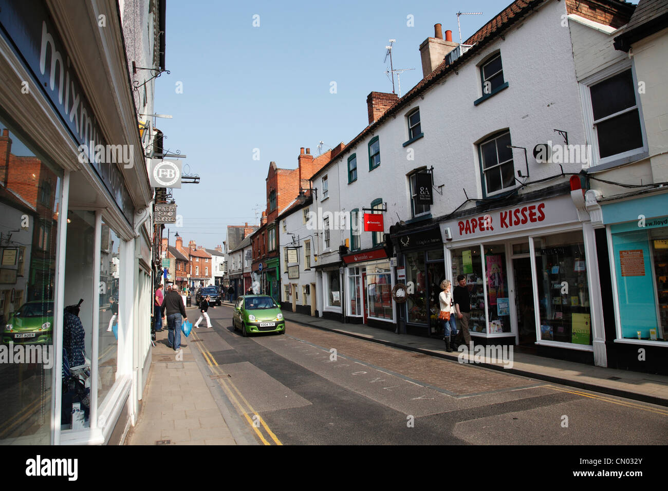 King Street, Southwell, Nottinghamshire, England, UK Stock Photo