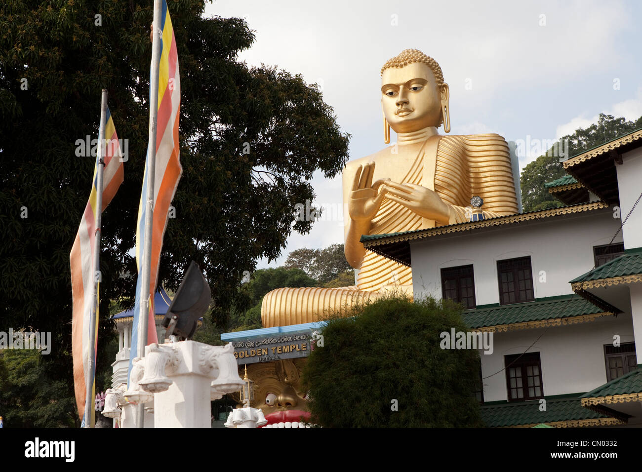 Dambulla Temple Buddha - Sri Lanka, SE Asia. Stock Photo