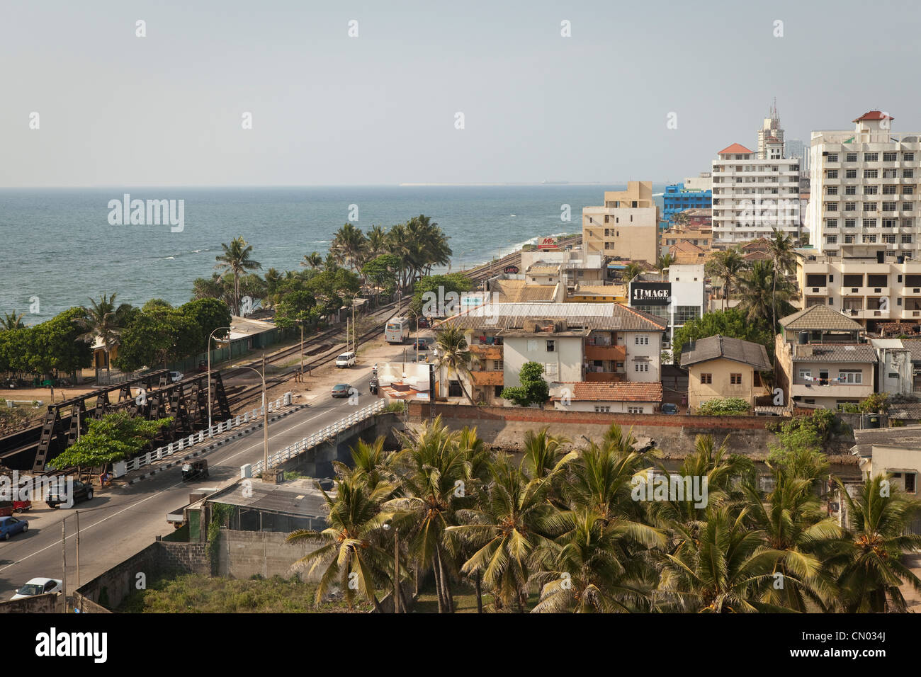 Colombo, Sri Lanka Skyline. Stock Photo