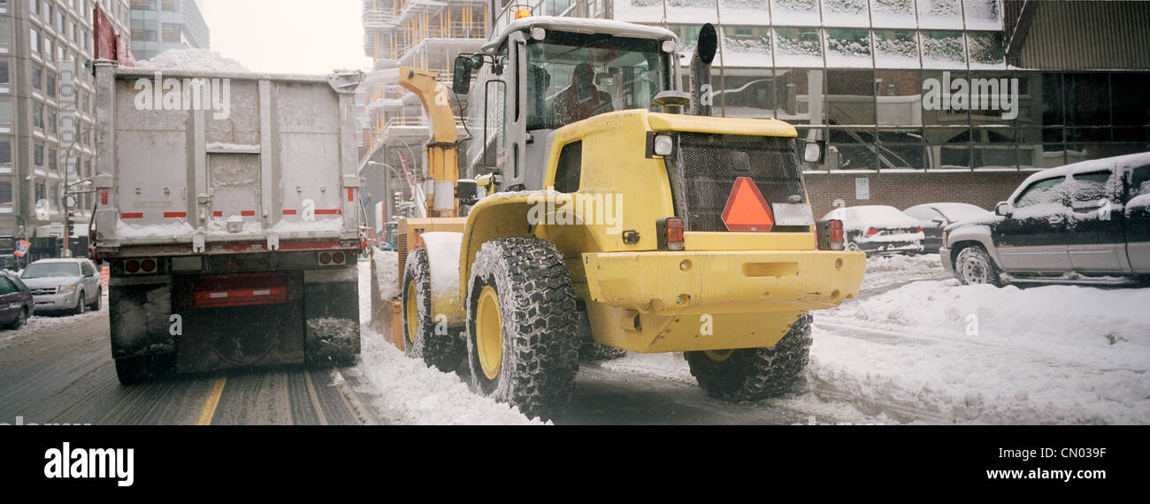 Montreal snowplow hires stock photography and images Alamy