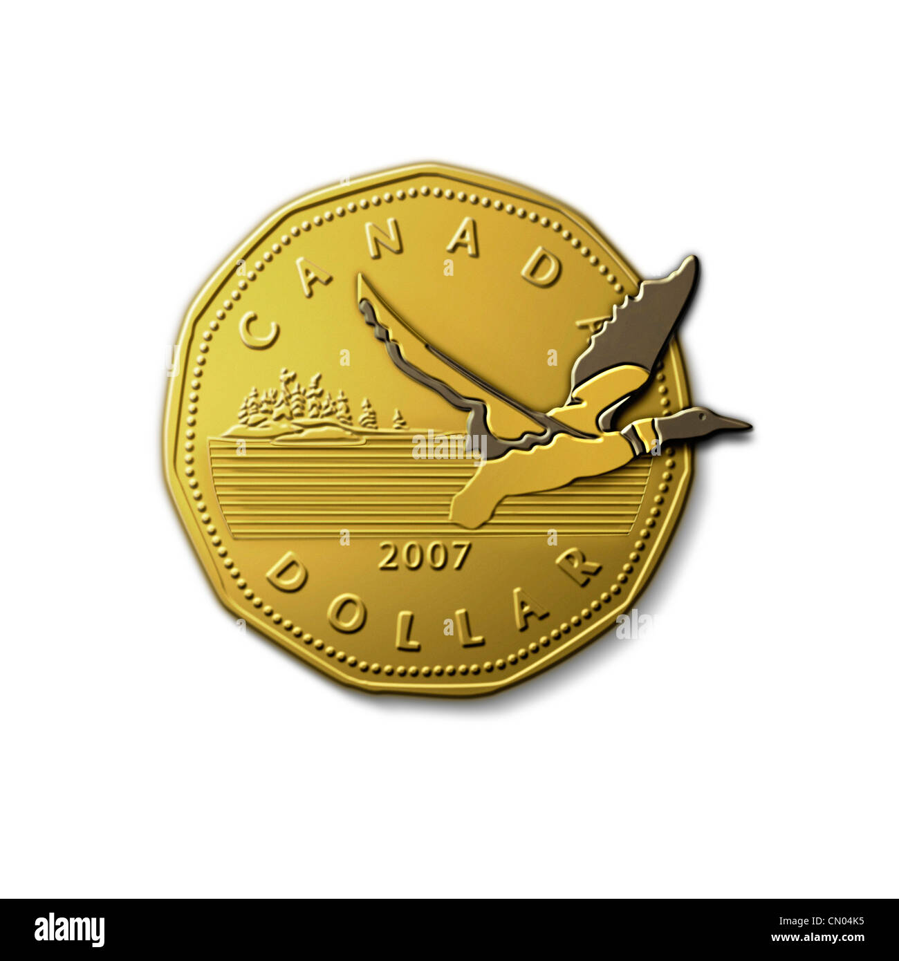 Loonie dollar hi-res stock photography and images - Alamy