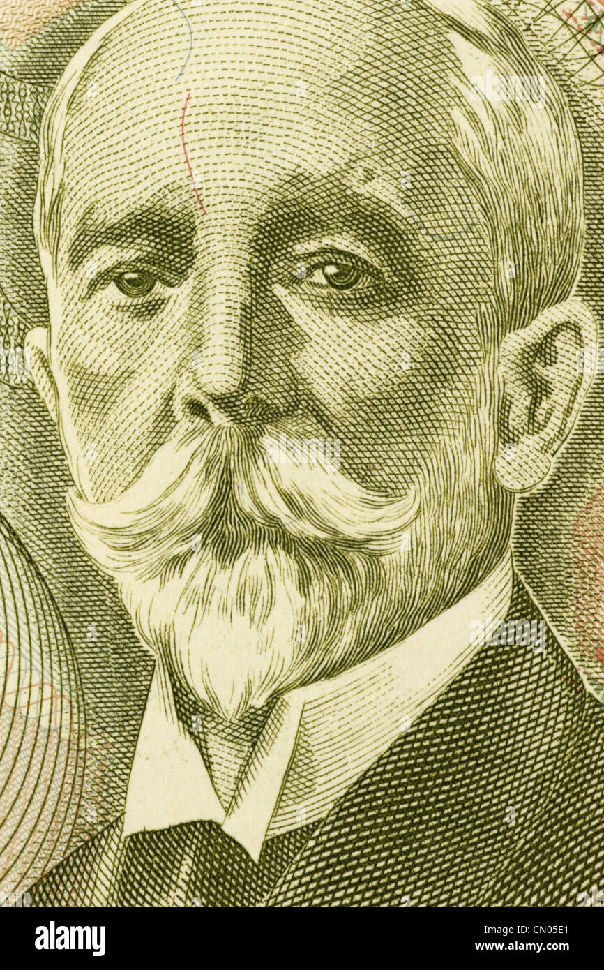 Gaspar Ortuno y Ors on 50 Colones 1993 Banknote from Costa Rica Stock