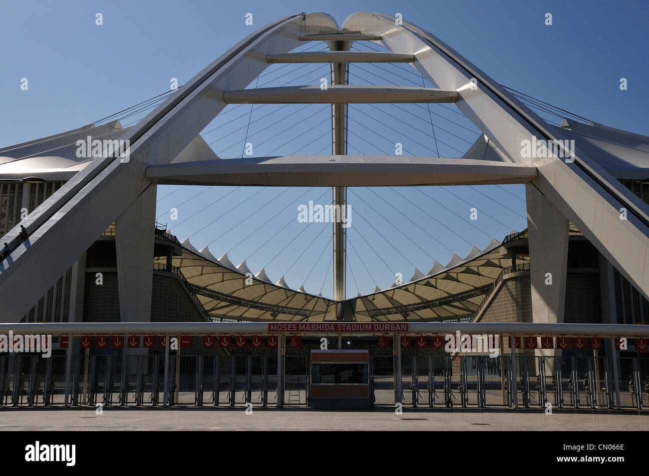 Moses Mabhida Stadium Arch Stock Photo