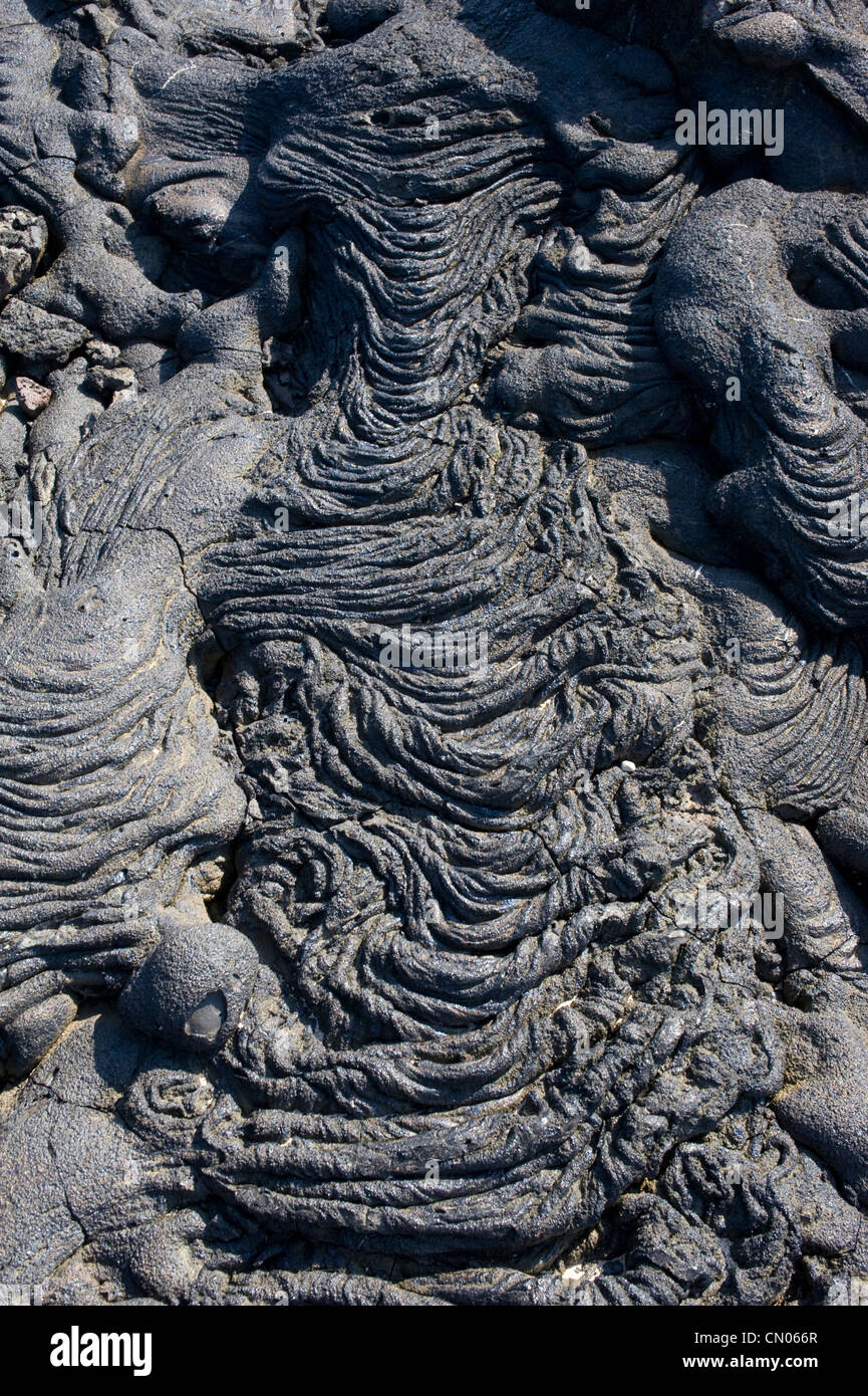 Volcanic rock formations, Galapagos Islands Stock Photo