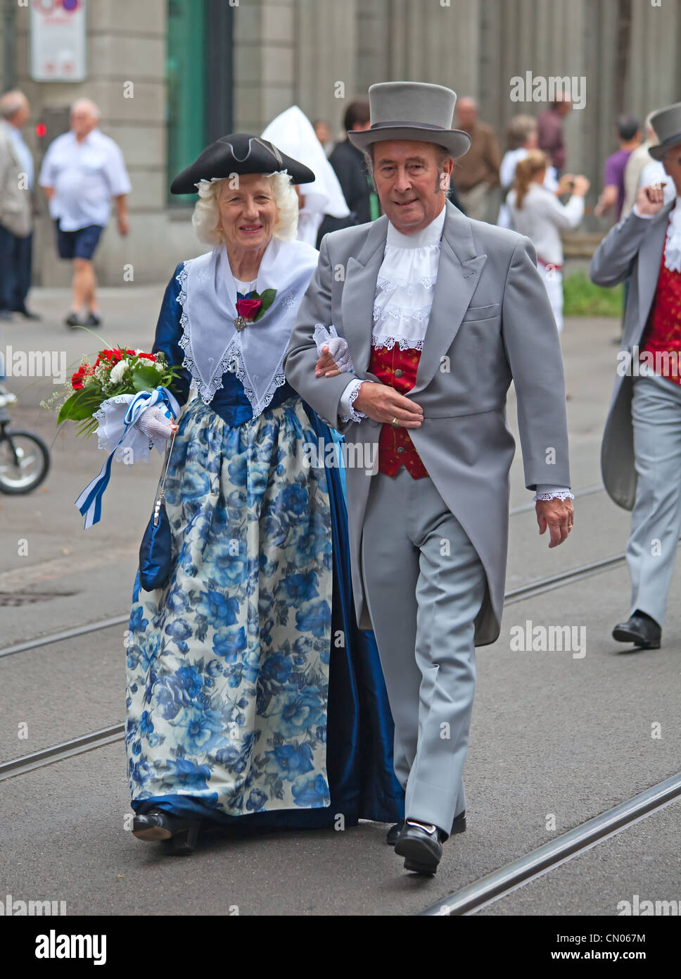 1st August costume parade in Zurich Stock Photo