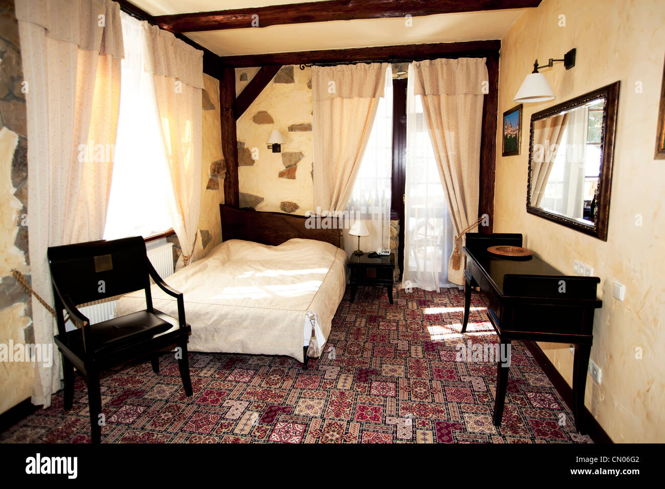 Room in medieval style Stock Photo