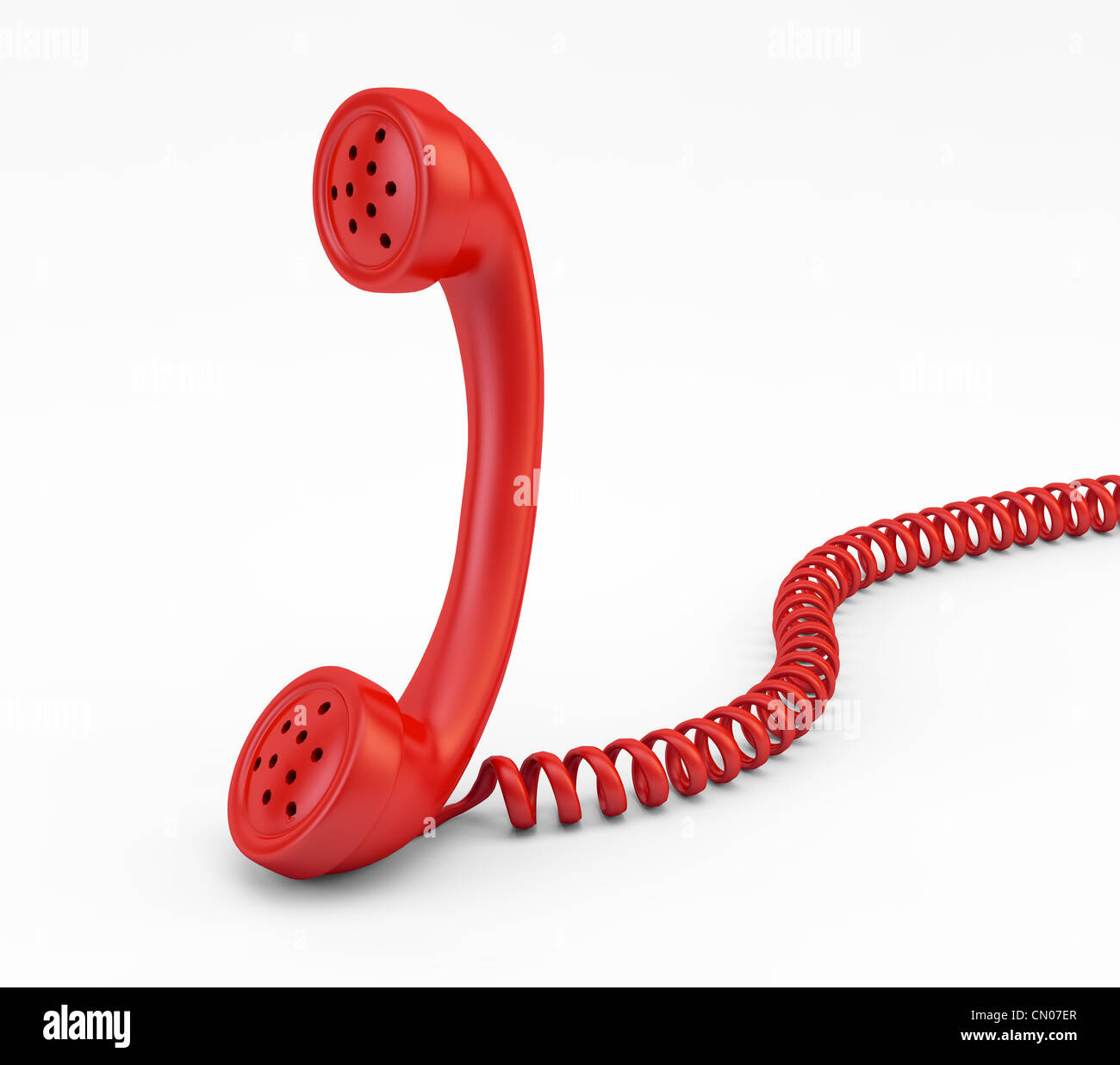 Old vintage phone handset Stock Photo Alamy
