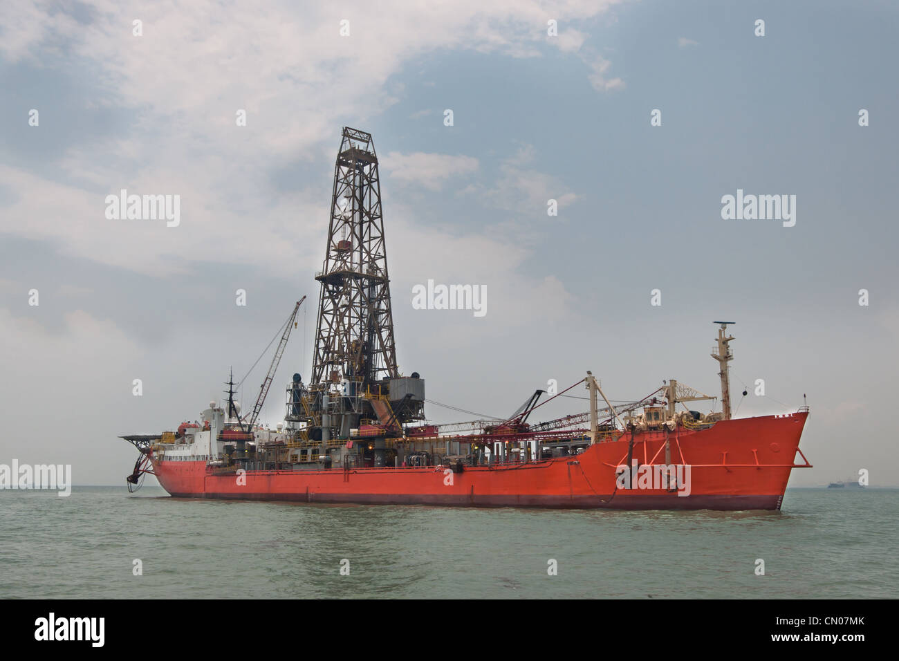 Drill Ship Stock Photo