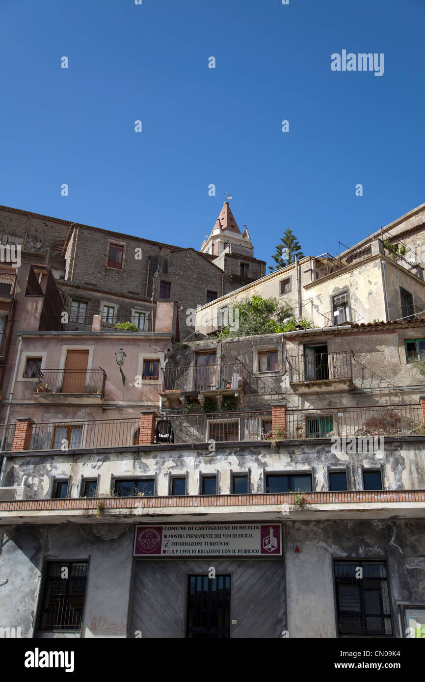 Castiglione di Sicilia Stock Photo Alamy