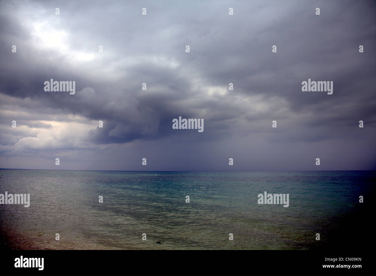 stormy skies over the sea Stock Photo - Alamy