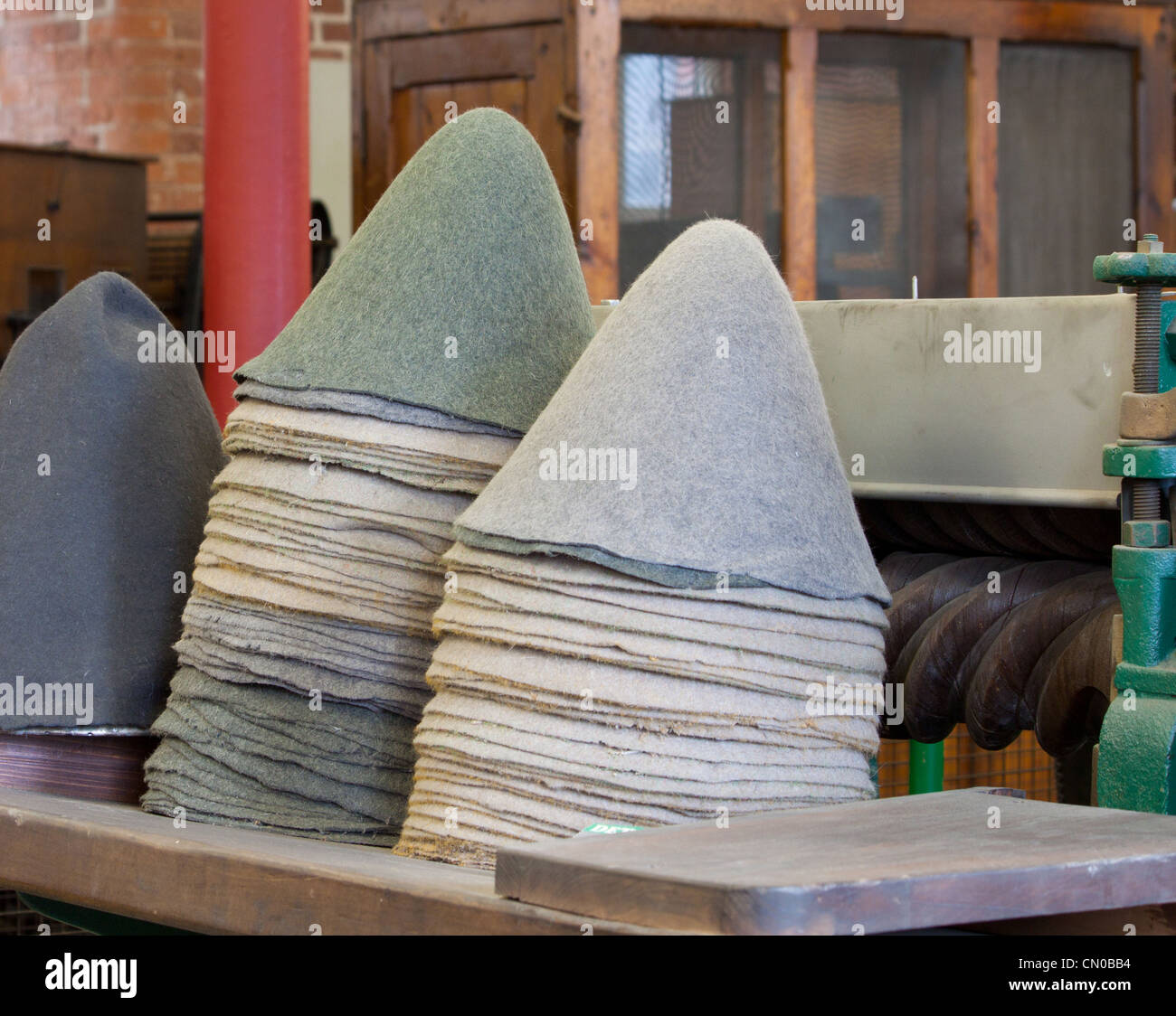 Felt hat factory hi-res stock photography and images - Alamy