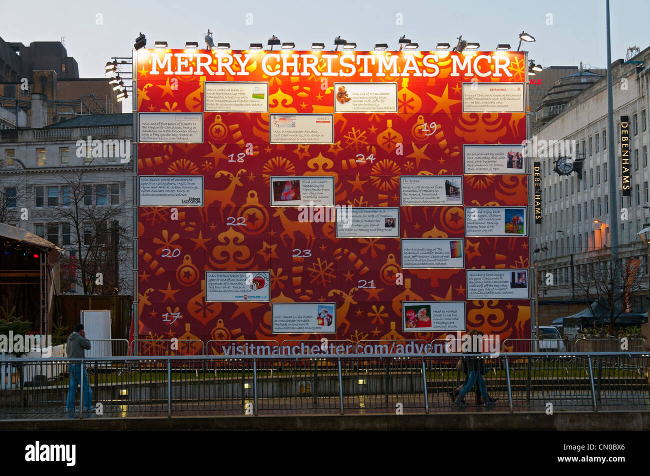 Giant advent calendar hi-res stock photography and images - Alamy
